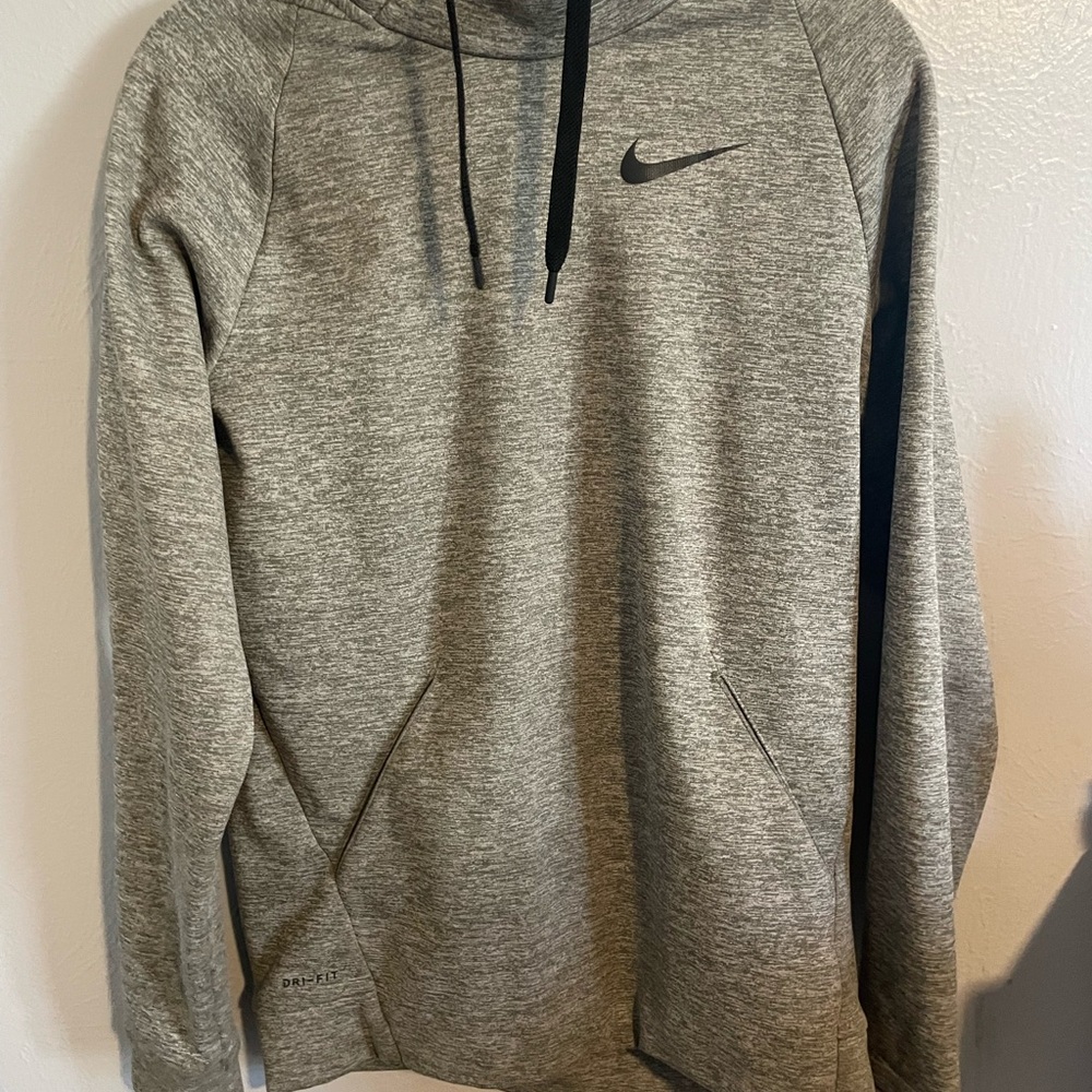 Nike Gray Sweatshirt Hoodie Athletic Style